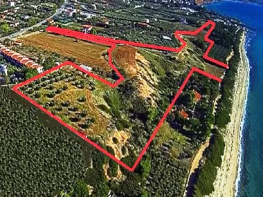 Plot 58273m2 next to the sea. Kassandra.