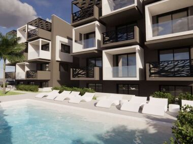 Furnished Studios, Apartments and Townhouses with a swimming pool 100m from the sea. Nikiti. 