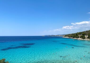 Beautiful plot of land 10.000m2 on the first line from the sea. Nikiti area.