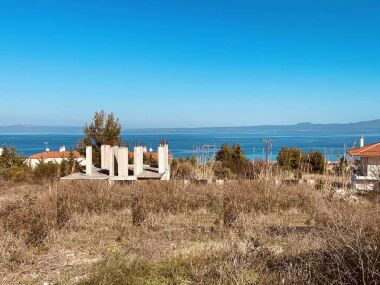 Plot with sea view. Hanioti. 