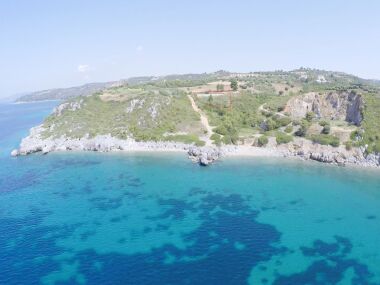 The project is on the first line from the sea. Kassandra. 