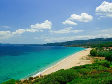 AMAZING LAND WITH SEA VIEW 9500M2 LOCATED IN SALONIKIOU BEATCH