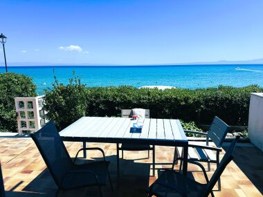 Two townhouses on the first line from the sea in the most expensive area of Hanioti are for sale.